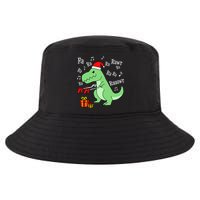 Fa Ra Ra Rawr Christmas T-Rex Presents Cool Comfort Performance Bucket Hat
