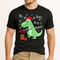 Fa Ra Ra Rawr Christmas T-Rex Presents Cooling Performance Crew T-Shirt