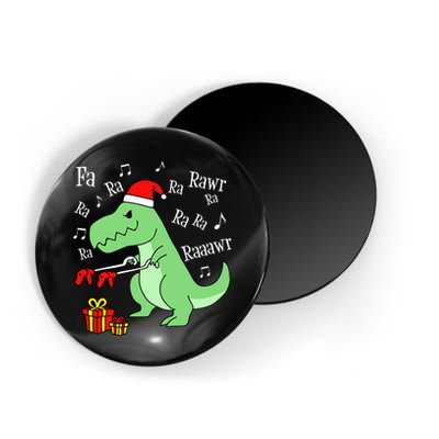 Fa Ra Ra Rawr Christmas T-Rex Presents Magnet