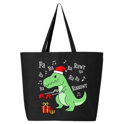 Fa Ra Ra Rawr Christmas T-Rex Presents 25L Jumbo Tote