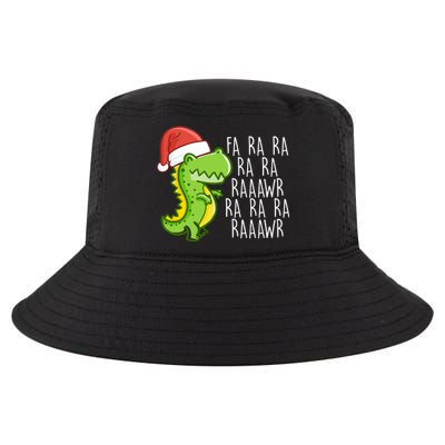 Fa Ra Ra Rawr Dinosaur Christmas Cool Comfort Performance Bucket Hat