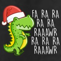 Fa Ra Ra Rawr Dinosaur Christmas Cool Comfort Performance Bucket Hat