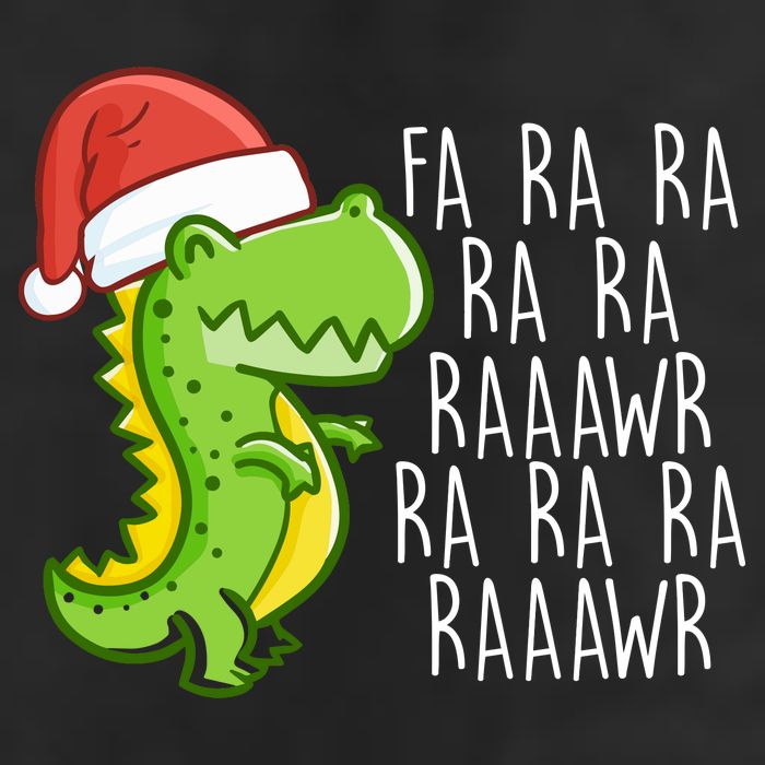 Fa Ra Ra Rawr Dinosaur Christmas Cool Comfort Performance Bucket Hat