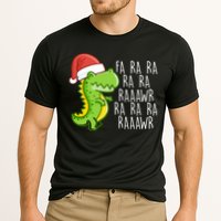 Fa Ra Ra Rawr Dinosaur Christmas Cooling Performance Crew T-Shirt