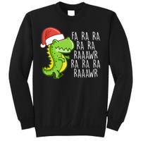 Fa Ra Ra Rawr Dinosaur Christmas Sweatshirt