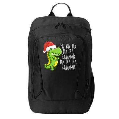 Fa Ra Ra Rawr Dinosaur Christmas City Backpack