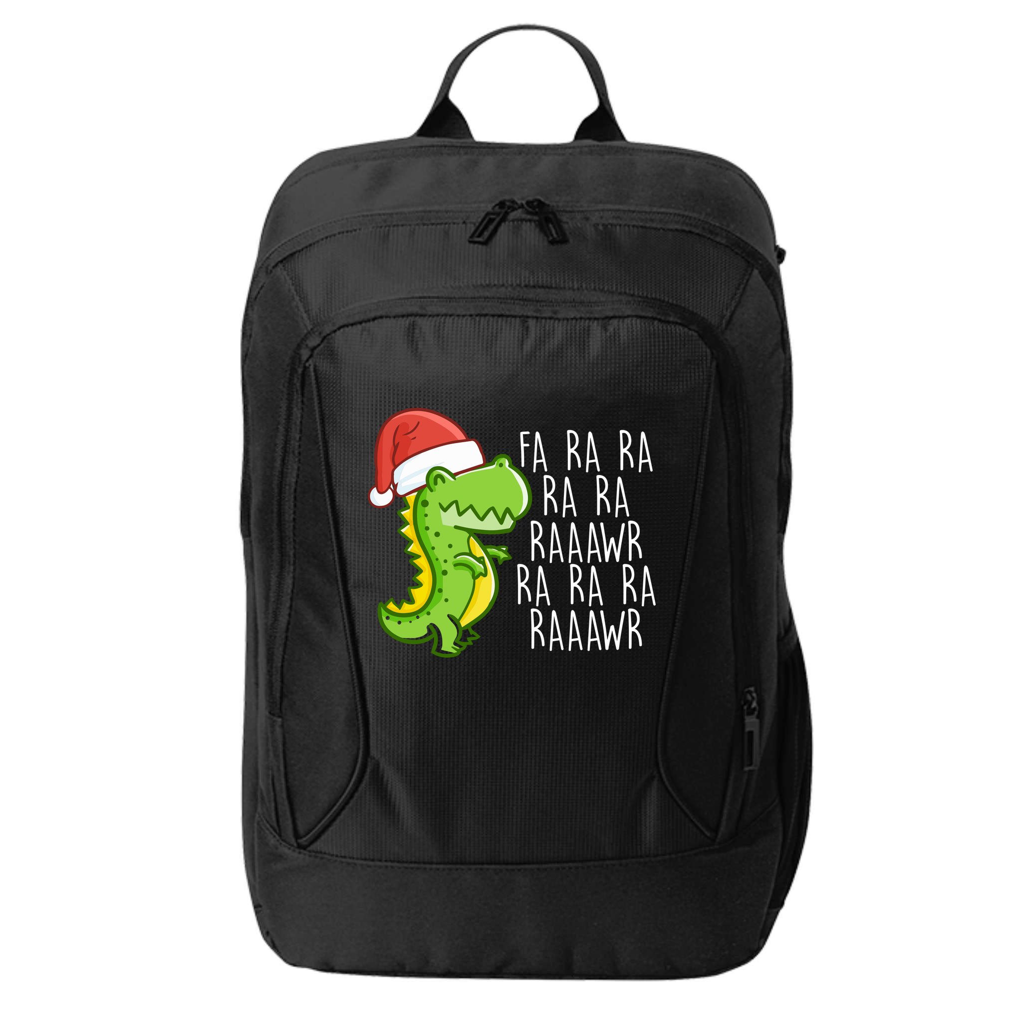 Fa Ra Ra Rawr Dinosaur Christmas City Backpack