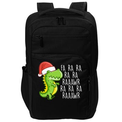 Fa Ra Ra Rawr Dinosaur Christmas Impact Tech Backpack