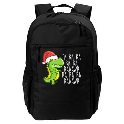 Fa Ra Ra Rawr Dinosaur Christmas Daily Commute Backpack