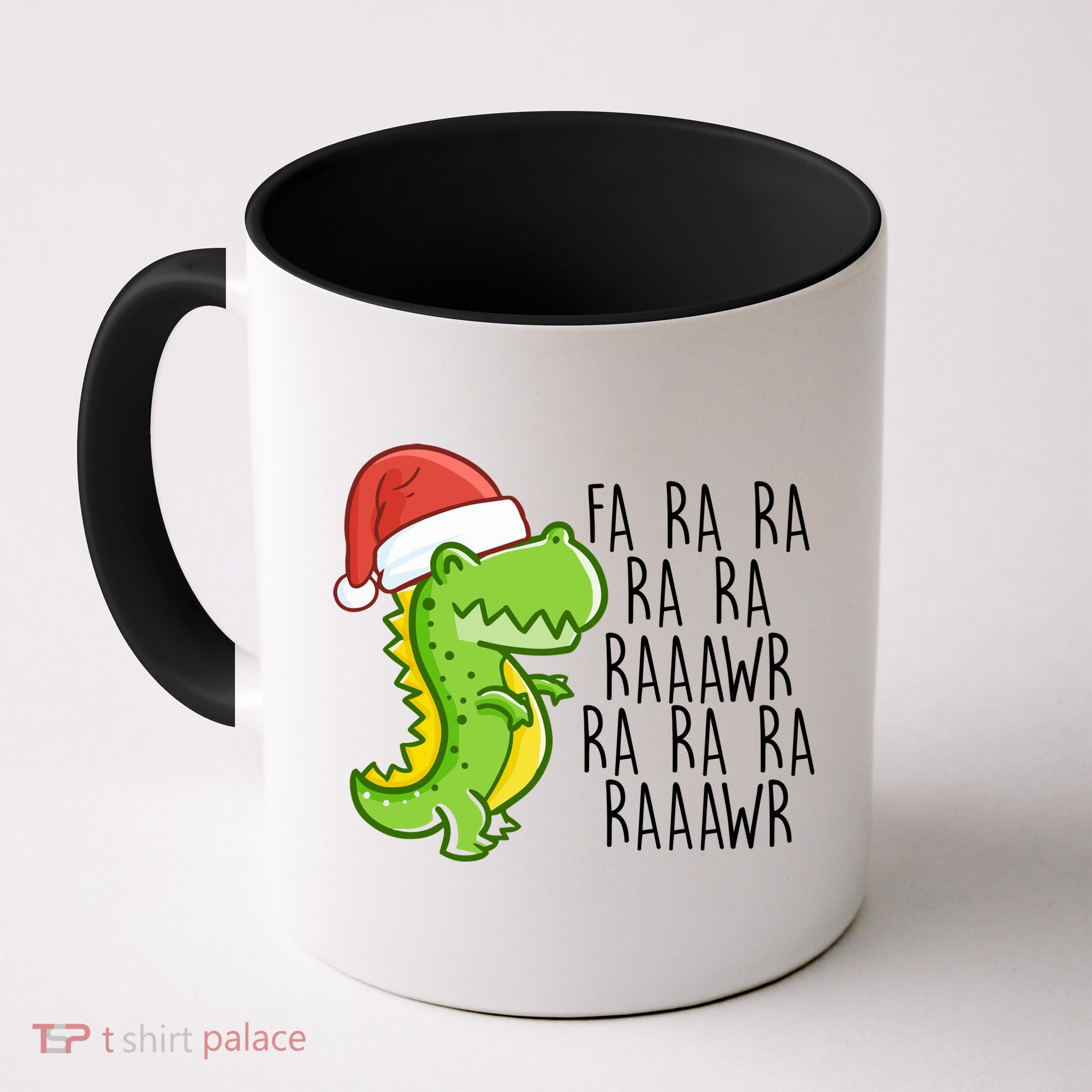 Fa Ra Ra Rawr Dinosaur Christmas Mug