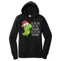 Fa Ra Ra Rawr Dinosaur Christmas Women's Pullover Hoodie