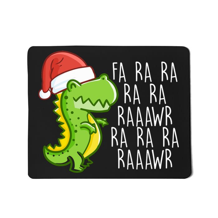 Fa Ra Ra Rawr Dinosaur Christmas Mousepad