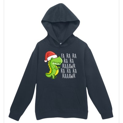 Fa Ra Ra Rawr Dinosaur Christmas Urban Pullover Hoodie