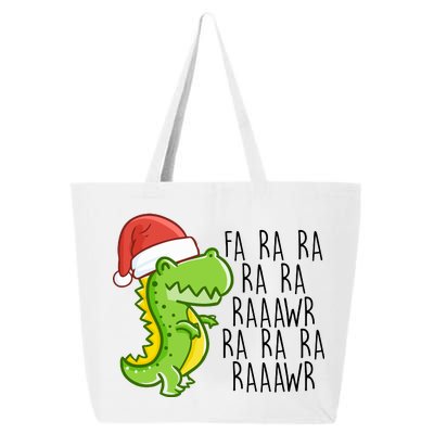 Fa Ra Ra Rawr Dinosaur Christmas 25L Jumbo Tote