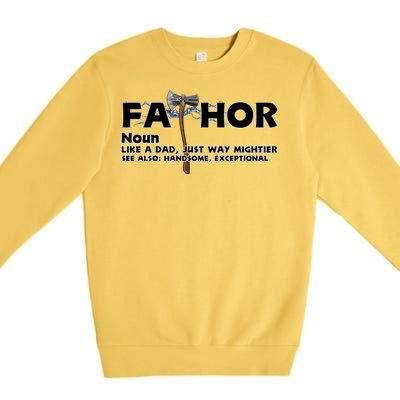 Fa-Thor Definition Premium Crewneck Sweatshirt