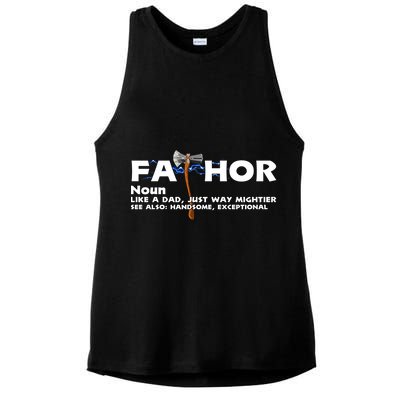 Fa-Thor Definition Ladies PosiCharge Tri-Blend Wicking Tank