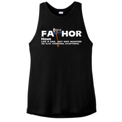 Fa-Thor Definition Ladies PosiCharge Tri-Blend Wicking Tank