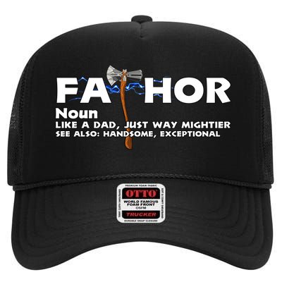 Fa-Thor Definition High Crown Mesh Back Trucker Hat