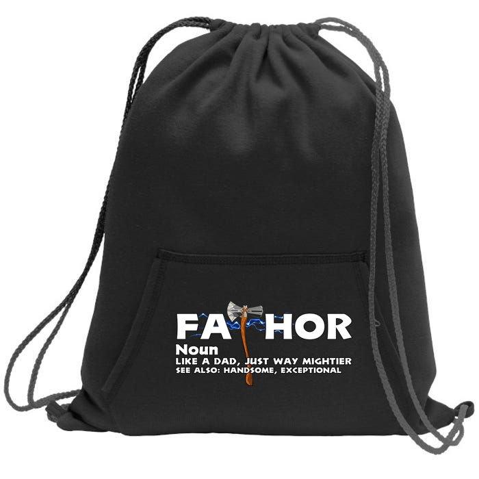 Fa-Thor Definition Sweatshirt Cinch Pack Bag