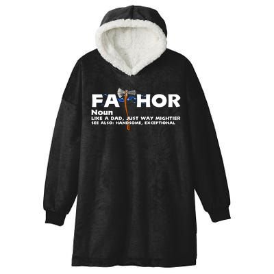 Fa-Thor Definition Hooded Wearable Blanket