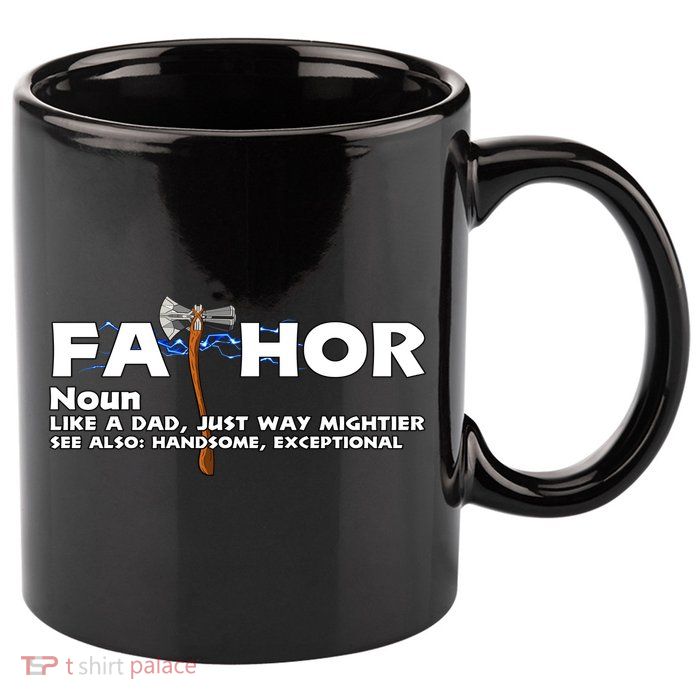 Fa-Thor Definition 11oz C Handle Ceramic Mug