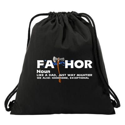 Fa-Thor Definition Drawstring Bag