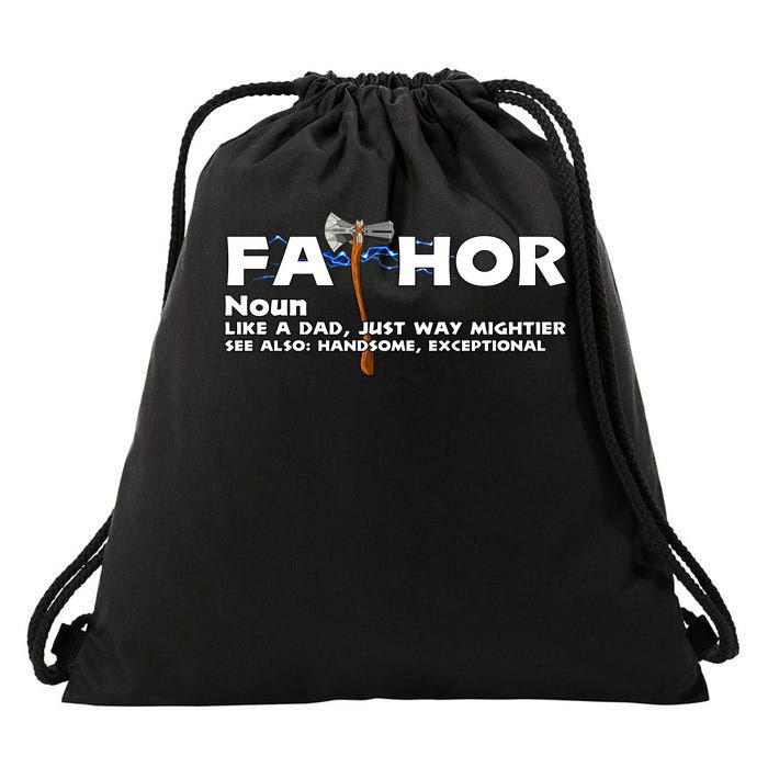 Fa-Thor Definition Drawstring Bag