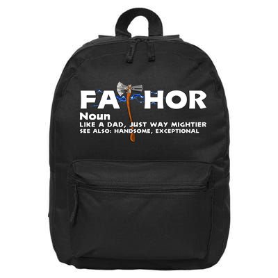 Fa-Thor Definition 16 in Basic Backpack