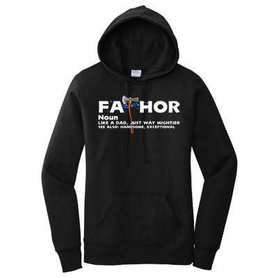 Fa-Thor Definition Women's Pullover Hoodie