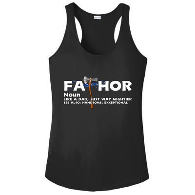 Fa-Thor Definition Ladies PosiCharge Competitor Racerback Tank