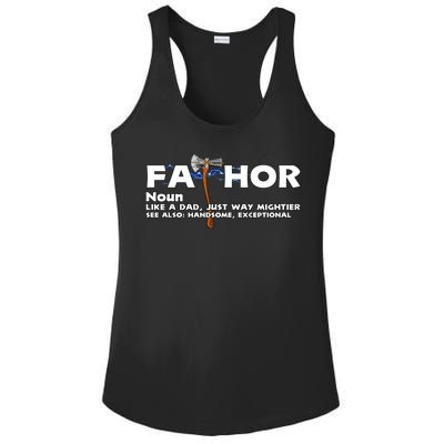 Fa-Thor Definition Ladies PosiCharge Competitor Racerback Tank