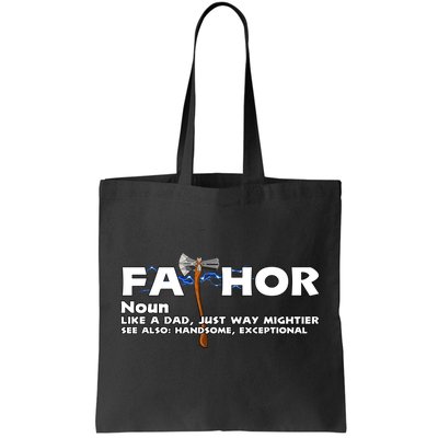 Fa-Thor Definition Tote Bag