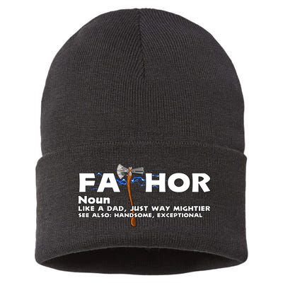 Fa-Thor Definition Sustainable Knit Beanie