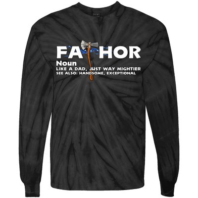 Fa-Thor Definition Tie-Dye Long Sleeve Shirt