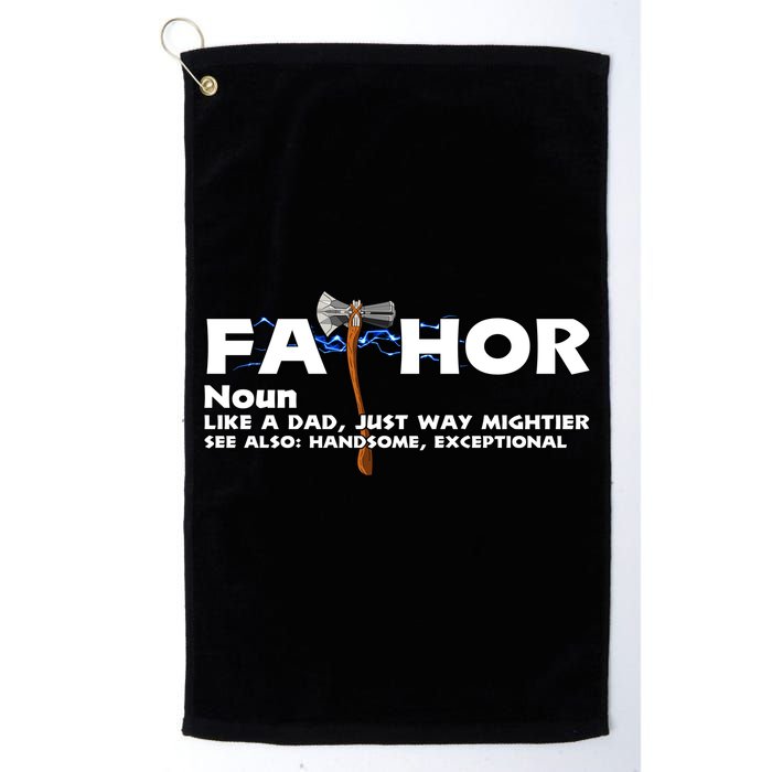 Fa-Thor Definition Golf Towel