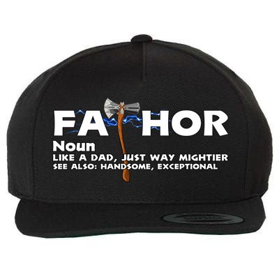 Fa-Thor Definition Wool Snapback Cap