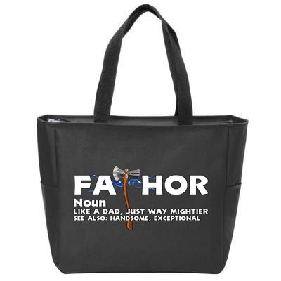 Fa-Thor Definition Zip Tote Bag