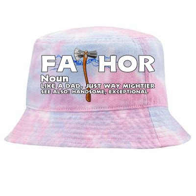 Fa-Thor Definition Tie-Dyed Bucket Hat