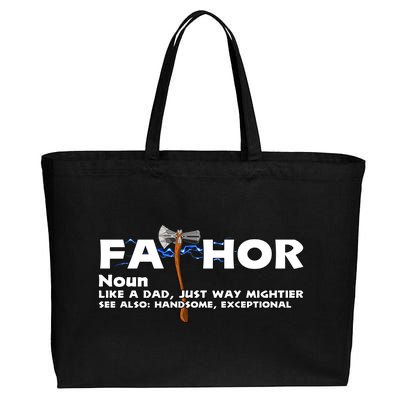 Fa-Thor Definition Cotton Canvas Jumbo Tote