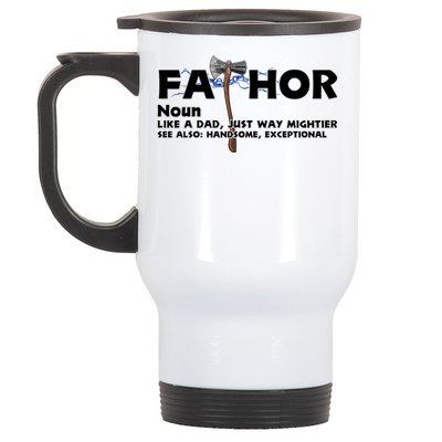 Fa-Thor Definition Stainless Steel Travel Mug