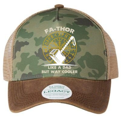 Fa-Thor Like a Dad But Way Cooler Legacy Tie Dye Trucker Hat