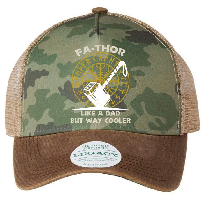 Fa-Thor Like a Dad But Way Cooler Legacy Tie Dye Trucker Hat
