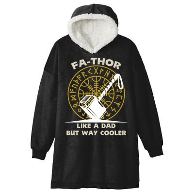 Fa-Thor Like a Dad But Way Cooler Hooded Wearable Blanket