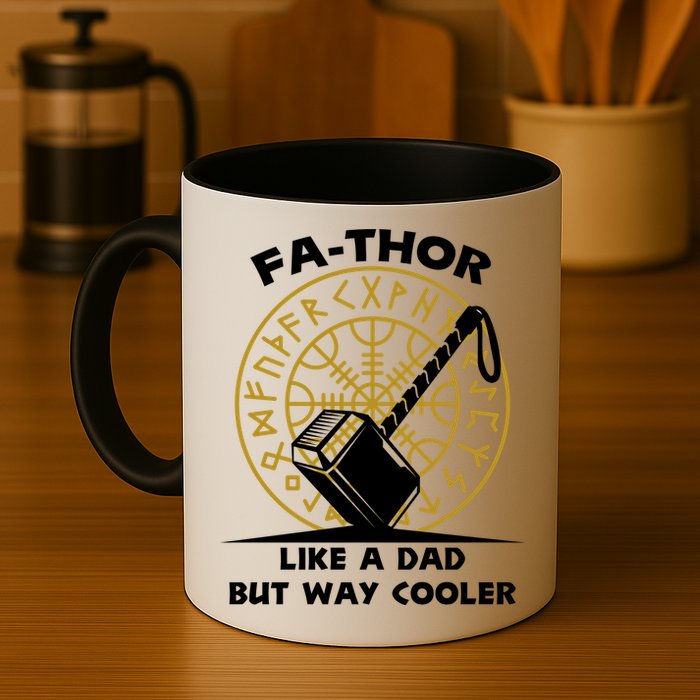 Fa-Thor Like a Dad But Way Cooler Mug