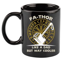 Fa-Thor Like a Dad But Way Cooler 11oz C Handle Ceramic Mug