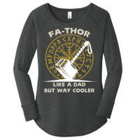 Fa-Thor Like a Dad But Way Cooler Women's Perfect Tri Tunic Long Sleeve Shirt