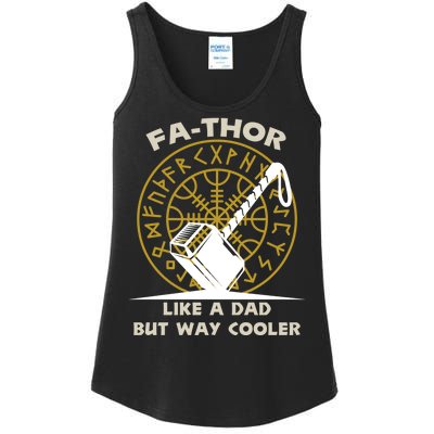 Fa-Thor Like a Dad But Way Cooler Ladies Essential Tank