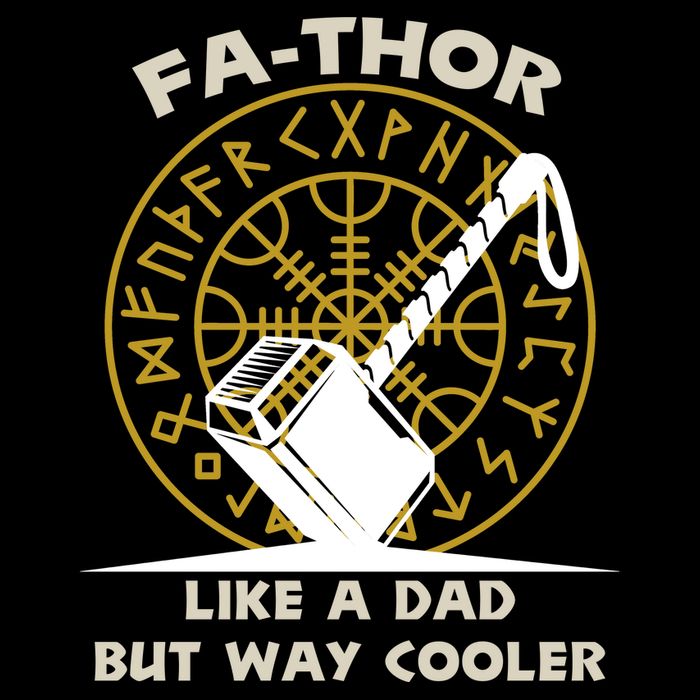 Fa-Thor Like a Dad But Way Cooler 16 in Basic Backpack
