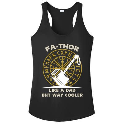 Fa-Thor Like a Dad But Way Cooler Ladies PosiCharge Competitor Racerback Tank