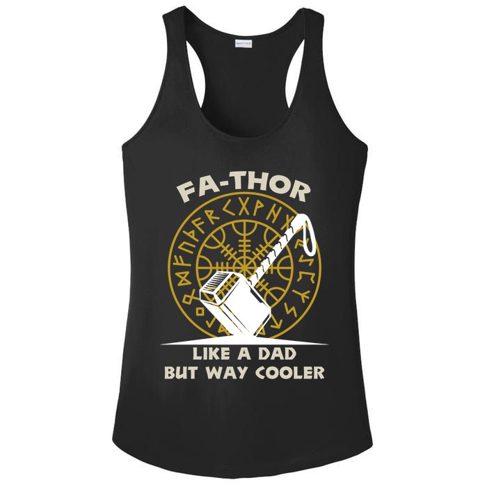 Fa-Thor Like a Dad But Way Cooler Ladies PosiCharge Competitor Racerback Tank